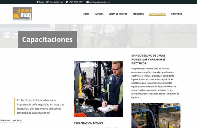 Servicios de capacitación técnica Afiladores