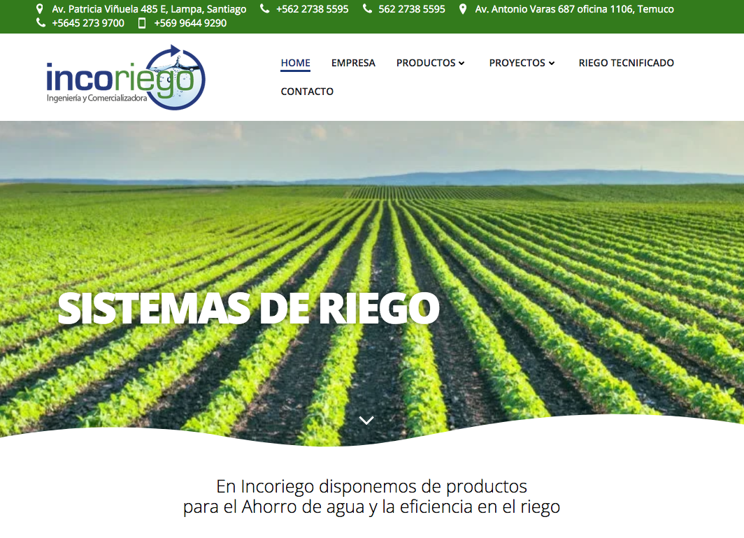 Empresas de riego en chile