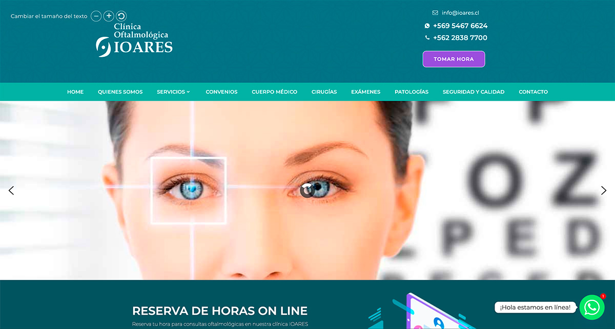 clinica oftalmologica en San Bernardo